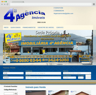 Site 4 Agencia Imóveis
