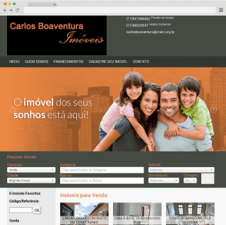 Site Carlos Boaventura Imóveis