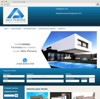 Site Alex Imóveis Limeira