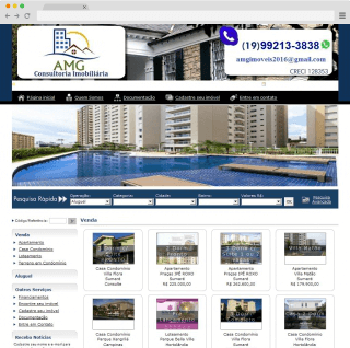 Site Amg Imóveis