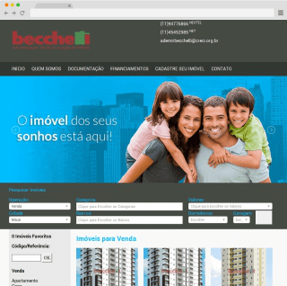 Site Becchelli Imóveis