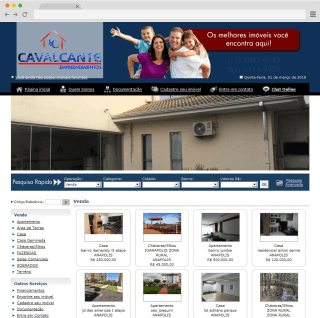 Site Cavalcante Empreendimentos