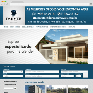 Site Dahmer Imóveis