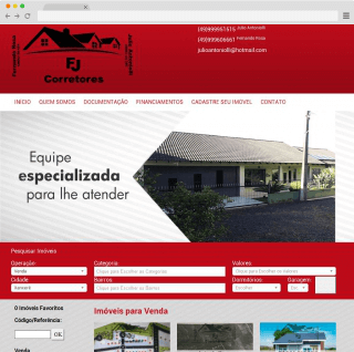 Site Fj Corretores