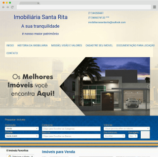 Site Imobiliária Santa Rita