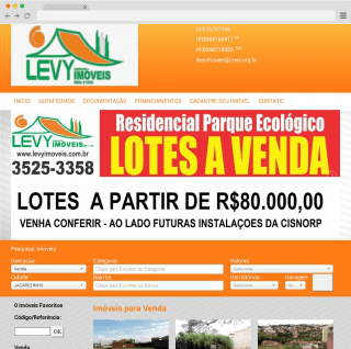 Site Levy Imóveis