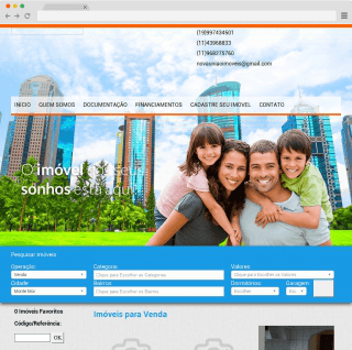 Site Nova União Imóveis
