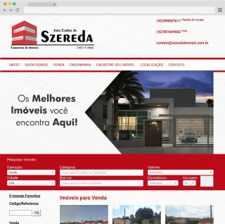 Site Szereda Imóveis