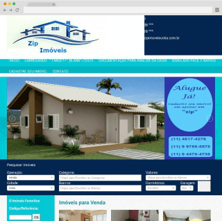 Site Zip Imóveis Cotia